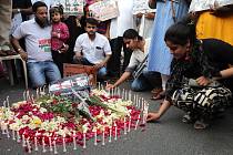 Pietní akce za oběti útoků na Srí Lance