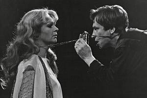 S Františkem Němcem v Hamletovi v roce 1982.