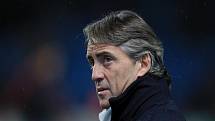 Trenér Manchesteru City Roberto Mancini.