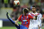 Plzeň - Lyon: Tomáš Hořava v akci.