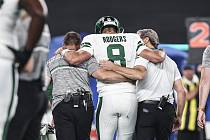 Slavný quarterback Aaron Rodgers toho letos v dresu NY Jets příliš neodehrál. A trápení slavné organizace pokračuje.