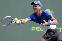 Tomáš Berdych na turnaji v Miami.