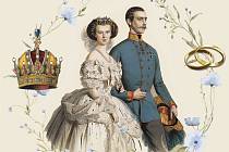 Plakát k výstavě Císařské svatby, která se nyní koná na rakouském zámku Hof, zobrazuje císařovnu Sisi a císaře Františka Josefa I.