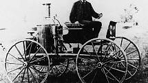 Ukázka automobilu s parním pohonem, Sylvester Roper a jeho vůz vyrobený před rokem 1870