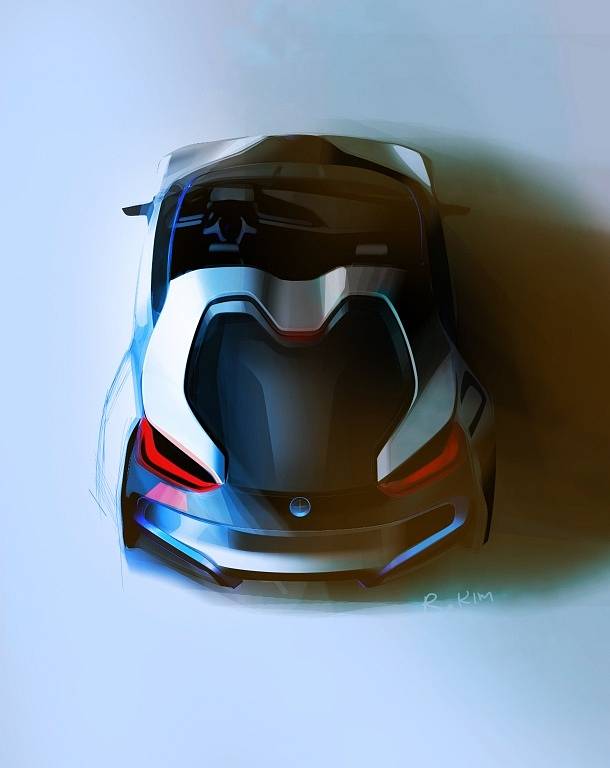 Koncept BMW i8 Spyder.