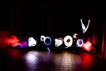 Světelné kresby. Ilustrační foto