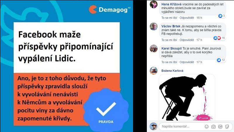 Upozornění serveru Demagog.cz, že je koláž nepravdivá, si nevšiml každý. Hodně uživatelů internetu se proto rozčilovalo