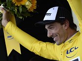Fabian Cancellara ve žlutém trikotu