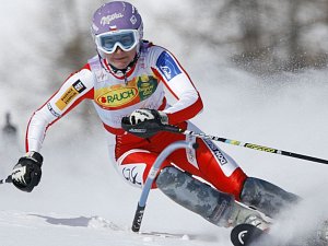 Česká slalomářka Šárka Záhrobská