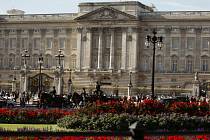 Buckinghamský palác, sídlo královny.