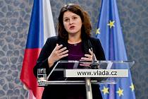 Ministryně práce a sociálních věcí Jana Maláčová (ČSSD)