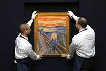 Slavný obraz Výkřik od norského malíře Edvarda Muncha