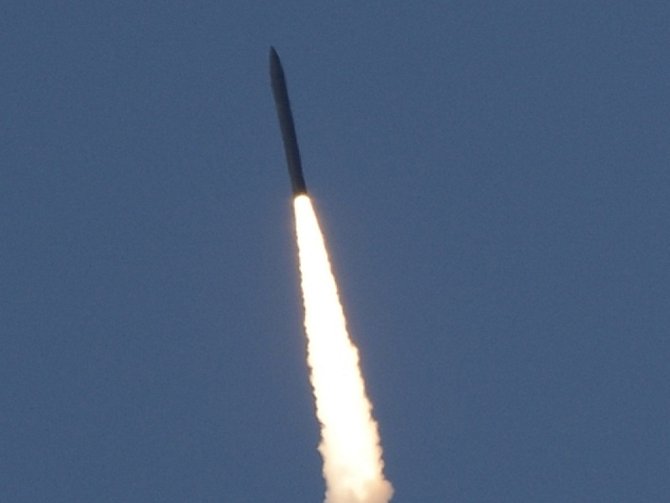 Test americké obranné rakety země-vzduch, ilustrační foto.