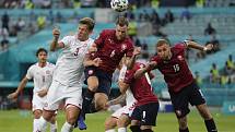 Čtvrtfinále fotbalového mistrovství Evropy mezi Českem a Dánskem