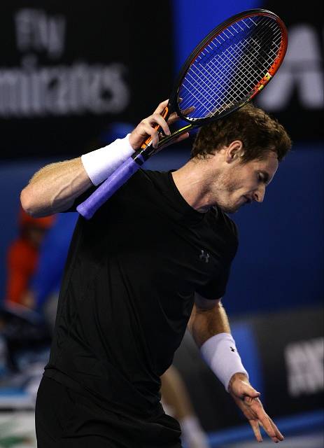 Finále Australian Open: Andy Murray a jeho zlost