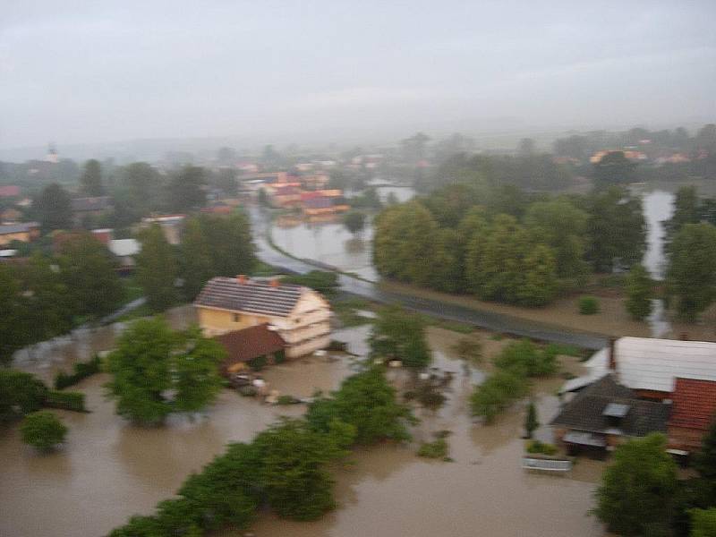 Povodně v Jeseníku nad Odrou