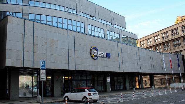 Sídlo agentury Evropské unie pro vesmírný program EUSPA u Strossmayerova náměstí v Praze