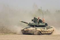 Ukrajinský tank T-84 Oplot