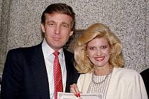 Ivana Trumpová a Donald Trump v roce 1988