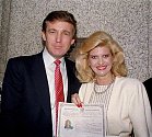 Ivana Trumpová a Donald Trump v roce 1988