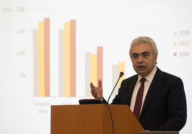 Výkonný ředitel Mezinárodní agentury pro energii (IEA) Fatih Birol na archivním snímku z roku 2015.