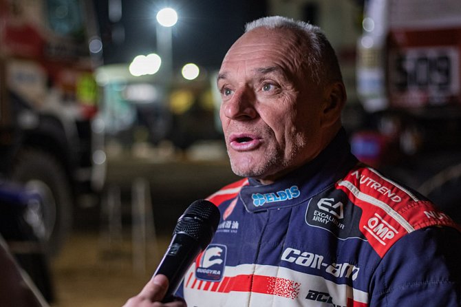 Jozef Macháček z roudnického týmu Buggyra na Rallye Dakar 2020