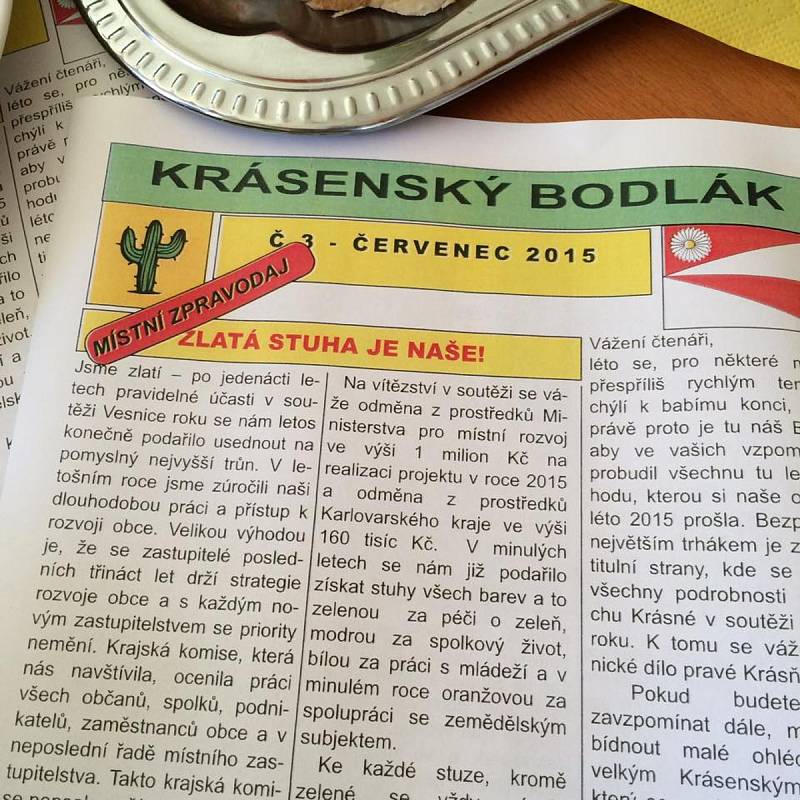 Krásná má i svoje noviny.