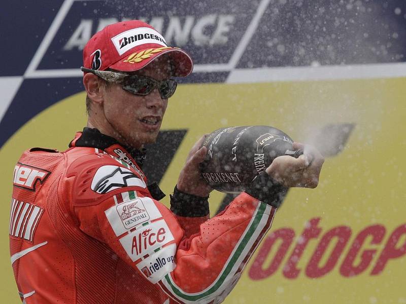Velkou cenu Malajsie ovládl v královské třídě Moto GP Australan Casey Stoner.