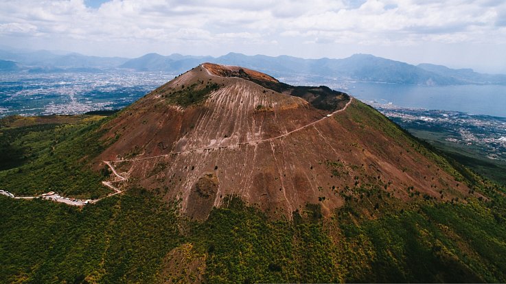 Sopka Vesuv.