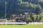 Fotbalová reprezentace přijela na přípravný kemp v Jižním Tyrolsku.