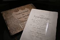 Pětidenní výstava notového rukopisu Ludwiga van Beethovena. Ilustrační snímek