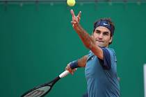 Roger Federer na turnaji v Monte Carlu.