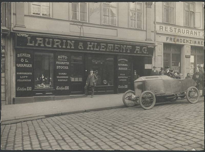 Prodejna L&K, Teplice, 1912.