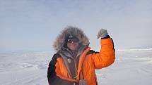 Miliardář Pavel Sehnal na severním pólu.