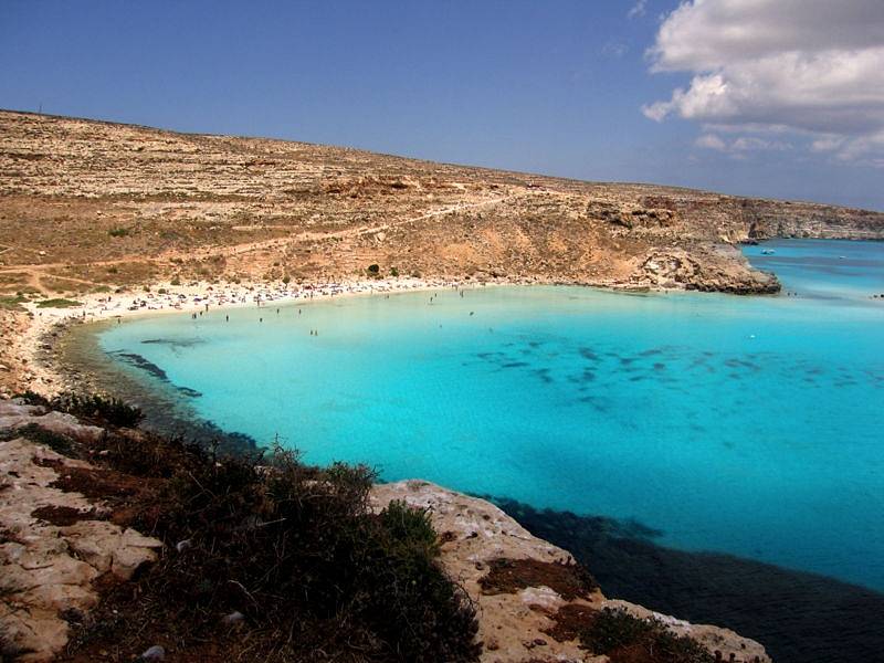 Jediným evropským zástupcem v seznamu top desíti pláží světa je Spiaggia dei Conigli na italském ostrově Lampedusa.