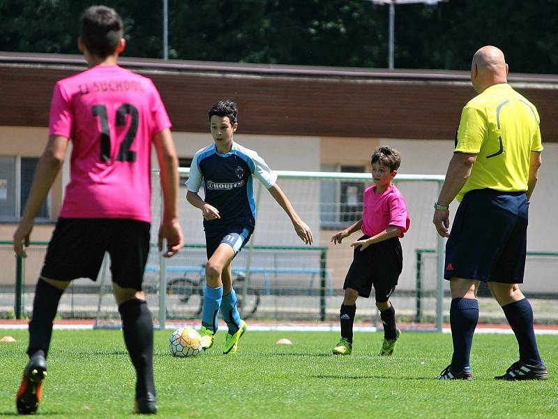 Odveta finále okresního přeboru mladších žáků, neděle 11. června 2017: FK Čáslav E - Sokol Družba Suchdol 5:4.