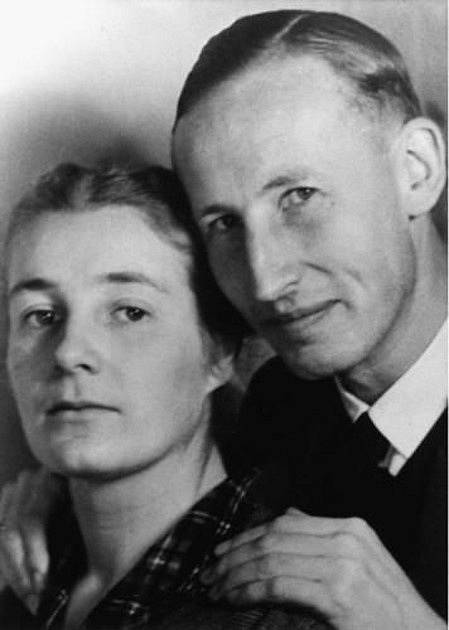 Reinhard Heydrich s manželkou Linou