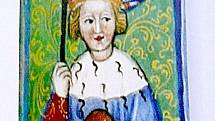Karel IV. jako markrabě moravský. Po svém zvolení římským a českým králem přenechal tento titul Janu Jindřichovi