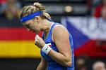 Finále Fed cup, Kvitová – Kerberová, 9. listopadu.