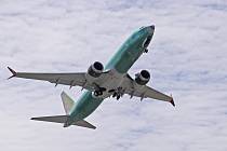 Letoun Boeing 737 MAX 8 na snímku z 8. května 2019