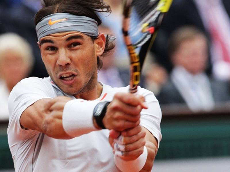 Rafael Nadal ve finále Roland Garros.