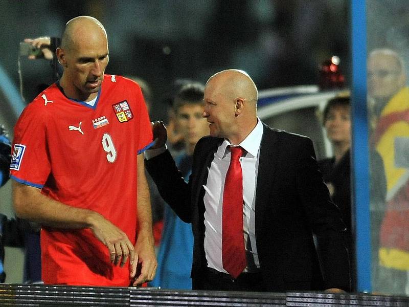 Jan Koller a Ivan Hašek.