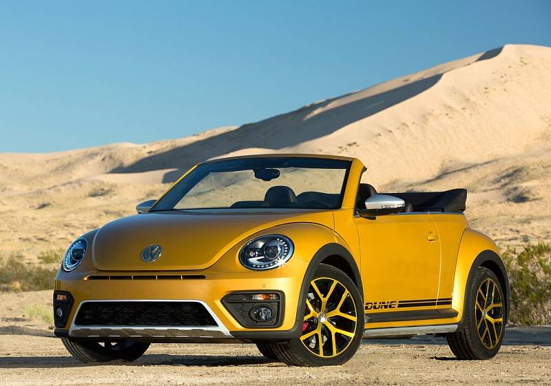 Volkswagen Beetle Dune měl sice zvýšenou světlou výšku, ale jen o centimetr. Jinak šlo především o design