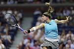Tenistka Karolína Muchová v akci na americkém US Open