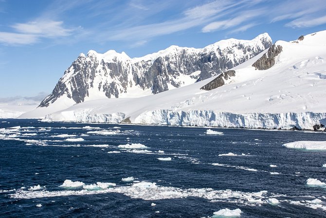 Antarktida. Ilustrační snímek