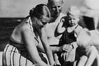 Rodina Heydrichových na dovolené u Baltu