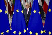 Předseda Evropské komise Jean-Claude Juncker na summitu EU