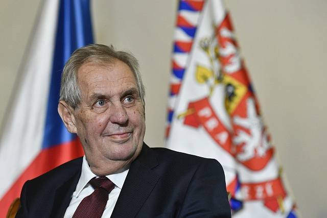 Prezident Miloš Zeman.