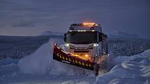 Zimní testování modelů a technologií Scania
