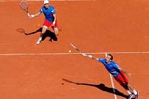 Semifinále Davis Cupu: Čtyřhra mezi Francií a Českem.